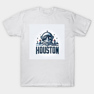Houston City Illustration T-Shirt